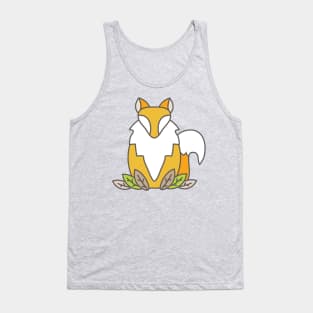 Fox In Leaves Tank Top